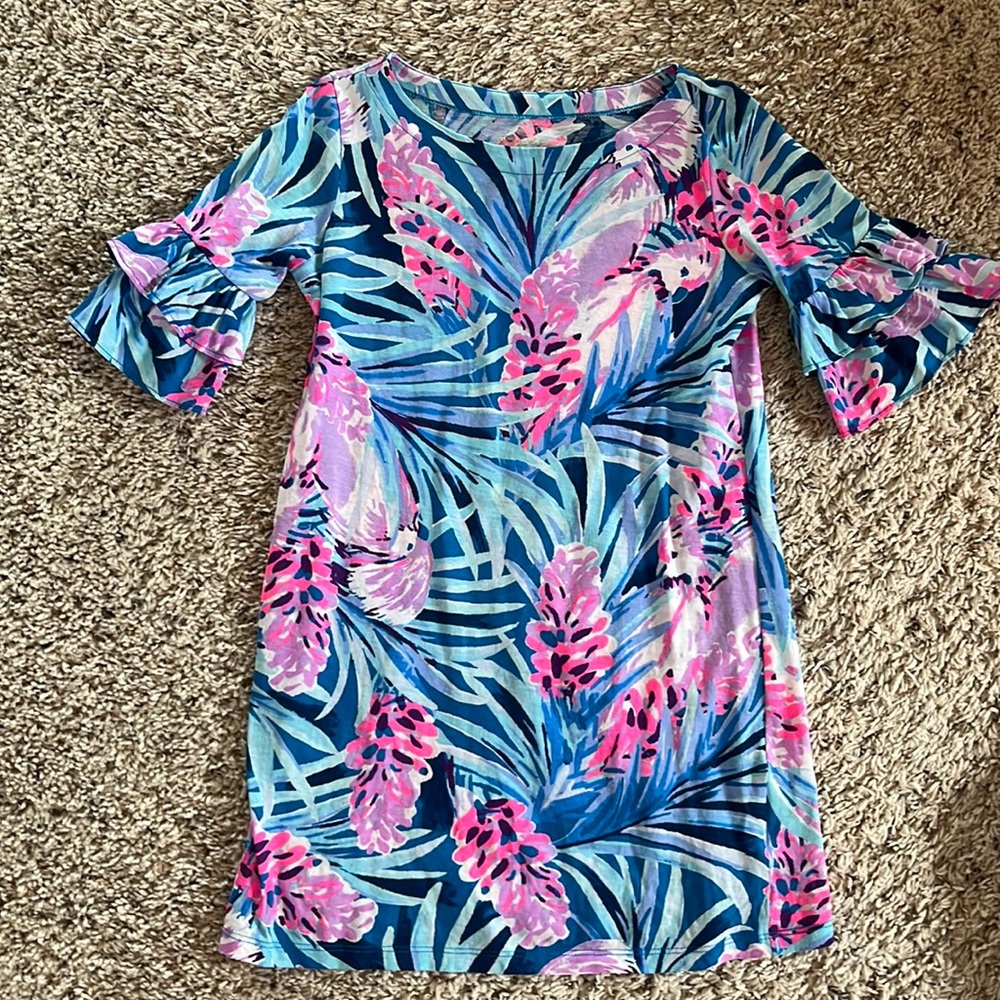 Lilly Pulitzer kids dress size 6-7 Medium